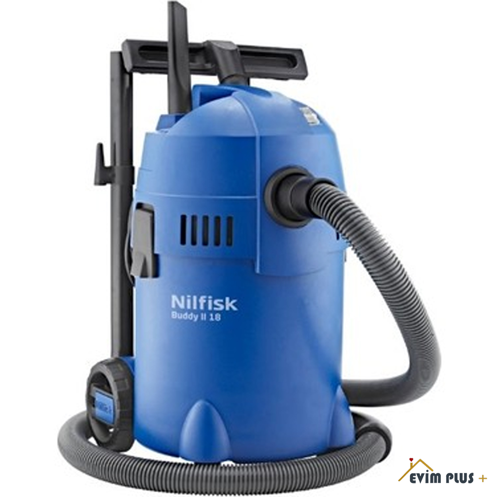 Nilfisk Buddy II 18 Inox – Güçlü, Hafif ve Çok Yönlü Islak/Kuru Elektrik Süpürgesi